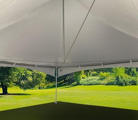 TENTANDTABLE 20-Foot by 40-Foot White High Peak Frame Style Party Tent for Weddings, Graduations, and Events