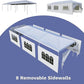 Devoko 10'x30' Heavy-Duty Party Tent - Waterproof Outdoor Canopy with UV Protection & Sidewalls for Weddings, Backyard Events, Patio - Wind-Resistant Large Event Tent