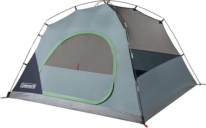 Coleman Skydome Camping Tent with 5 Minute Setup, 2/4/6/8 Person Weatherproof Tent with Rainfly & Carry Bag, 20% More Headroom Than Traditional Canopies