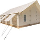 WHITEDUCK Alpha Pro Canvas Wall Tent – Waterproof 4 Season Outdoor Camping & Hunting Tent w/Heavy Duty Aluminum Frame & PVC Floor for Large Groups Families & Outfitters