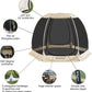 Alvantor Screen House Gazebo, 6-10-15 Person Pop Up Igloo Screened Canopy Tent with Mosquito Netting Sides, Instant UV Resistant Sun Shelter for Garden, Patio, Backyard
