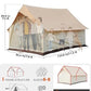 KingCamp Camping Tent 6-8 Person, Weatherproof Hot Tent Large Family Cabin Tents with Stove Jack, Waterproof & Windproof for Family Camping & Outdoor Parties