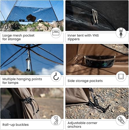 OneTigris JOVIAN 4 Person 3 Season Camping Tent