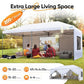 Quictent Privacy 10x20 ft Pop up Canopy with 6 Sidewalls Easy up Canopy Tent Instant Shelter with Windows for Outdoor Event Party