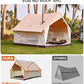 KingCamp Camping Tent 6-8 Person, Weatherproof Hot Tent Large Family Cabin Tents with Stove Jack, Waterproof & Windproof for Family Camping & Outdoor Parties