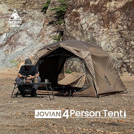 OneTigris JOVIAN 4 Person 3 Season Camping Tent