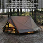 Hot Tent with Stove Jack – 4 Season Waterproof & Windproof Shelter for 1–4 People, Lightweight for Camping, Hiking, Hunting & Fishing